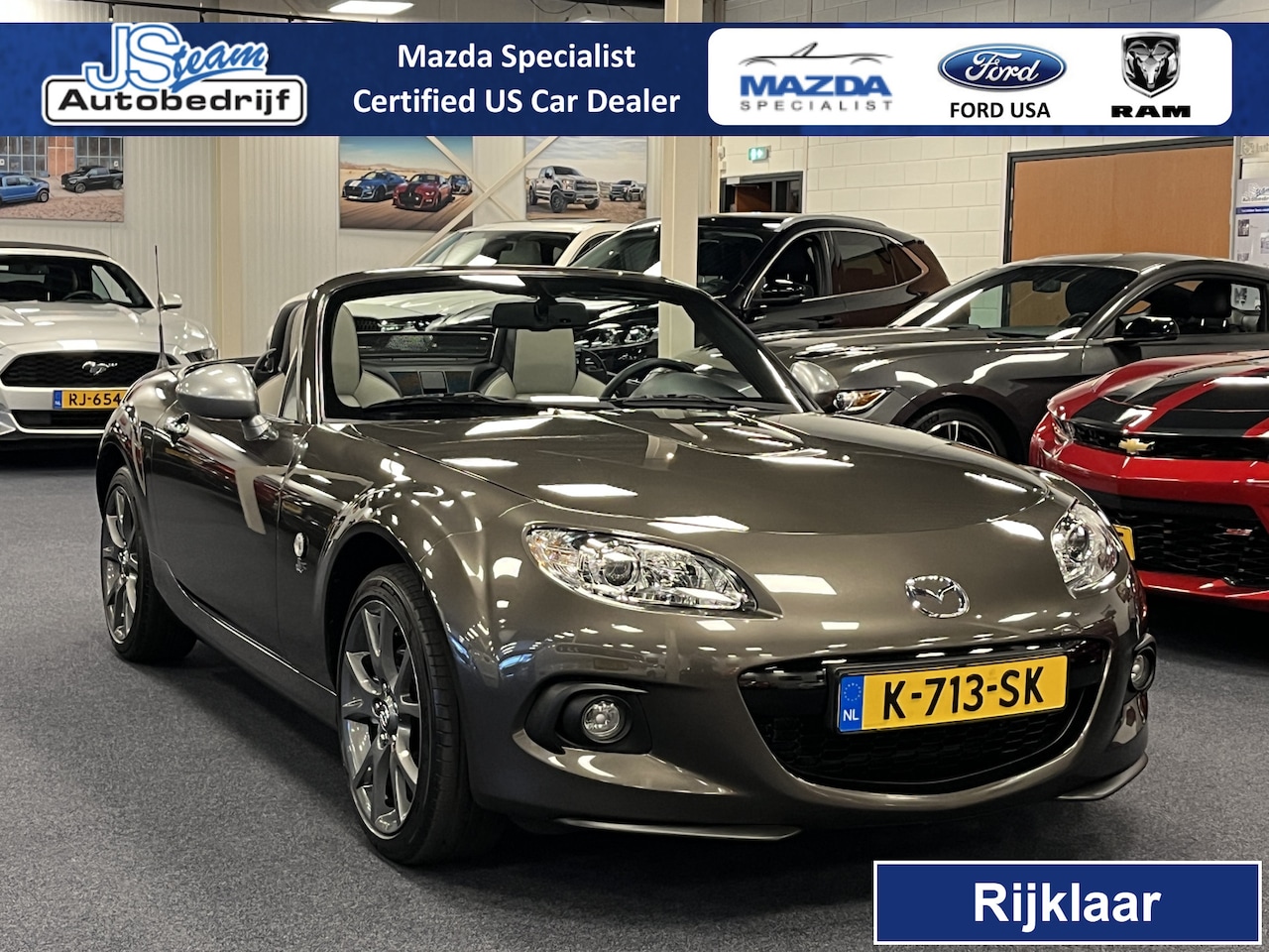 Mazda MX-5 - NC Roadster 1.8i Silver Edition Airco Leder Navi Cruise - AutoWereld.nl