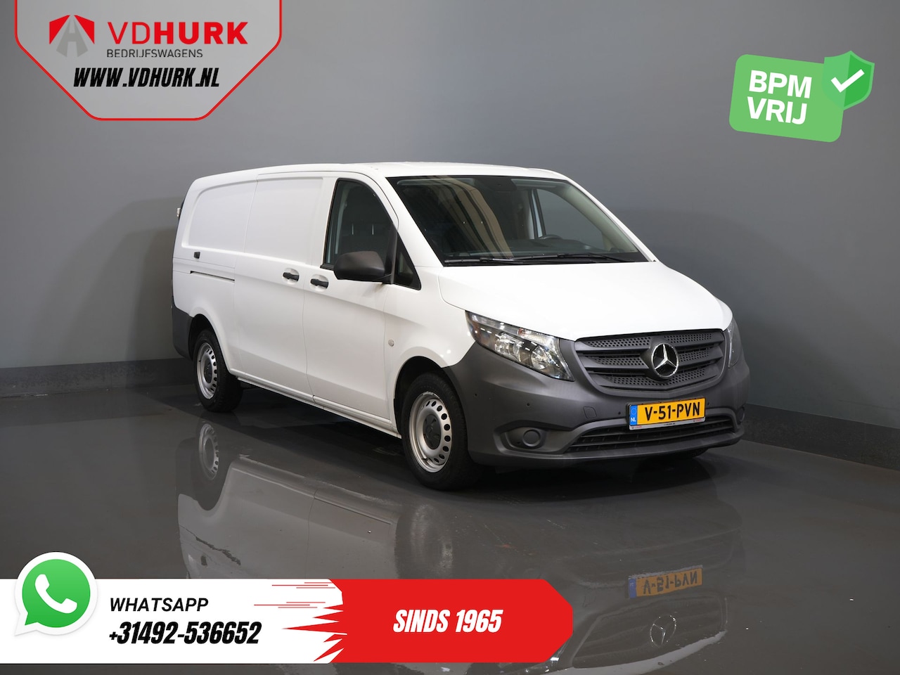 Mercedes-Benz Vito - 116 CDI Aut. L3 Carplay/ Cruise/ Airco/ Camera/ PDC - AutoWereld.nl