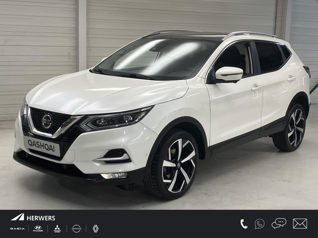 Nissan Qashqai - 1.3 DIG-T Tekna / handgeschakeld / Dealer onderhouden / Panoramadak - AutoWereld.nl