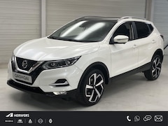 Nissan Qashqai - 1.3 DIG-T Tekna / Half Lederen Bekleding / Dealer onderhouden / Panoramadak / Stoelverwarm