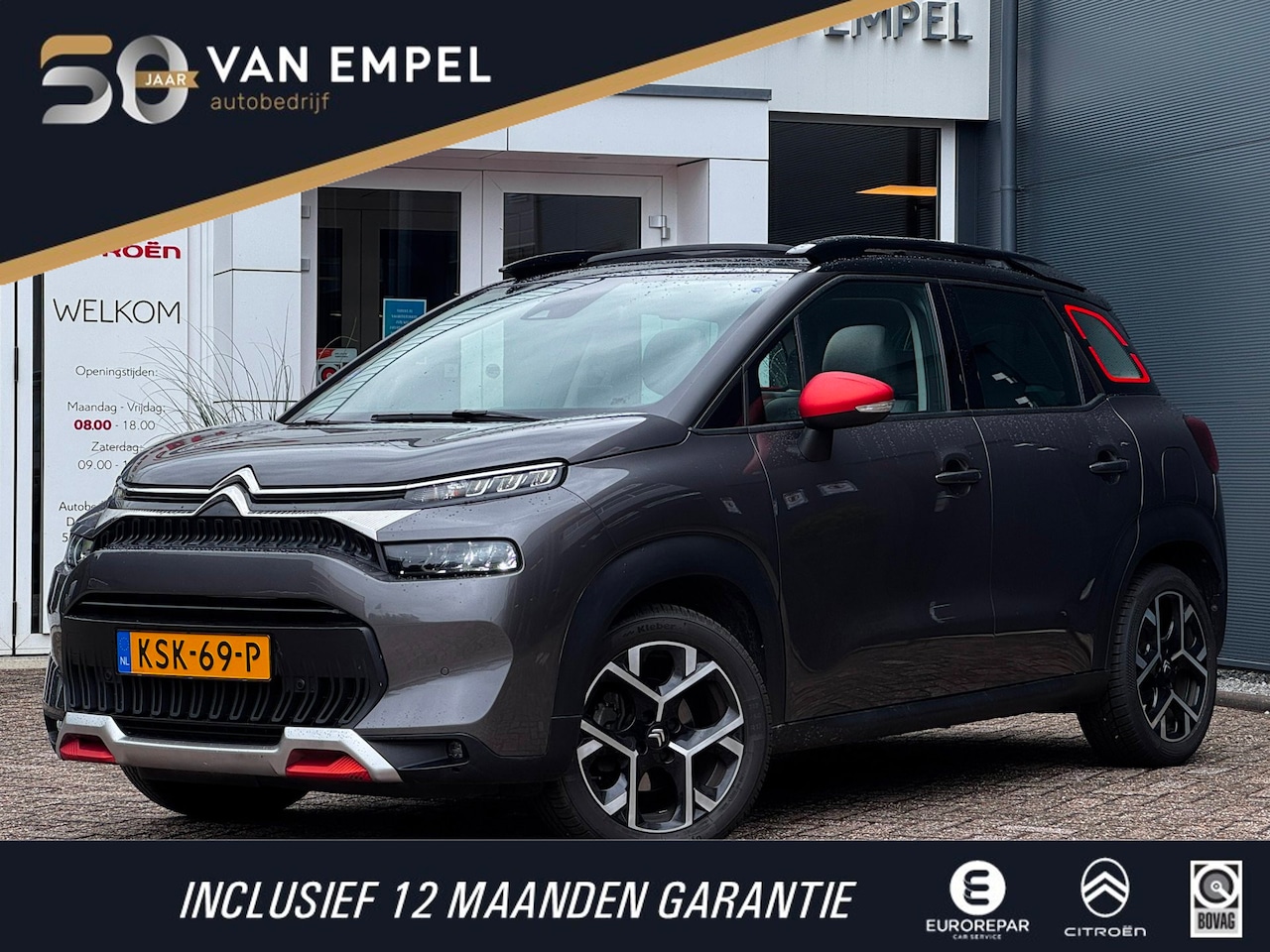 Citroën C3 Aircross Origin - 1.2 PureTech Max | Panoramadak | Leder | HUD | HIFI System | Camera - AutoWereld.nl