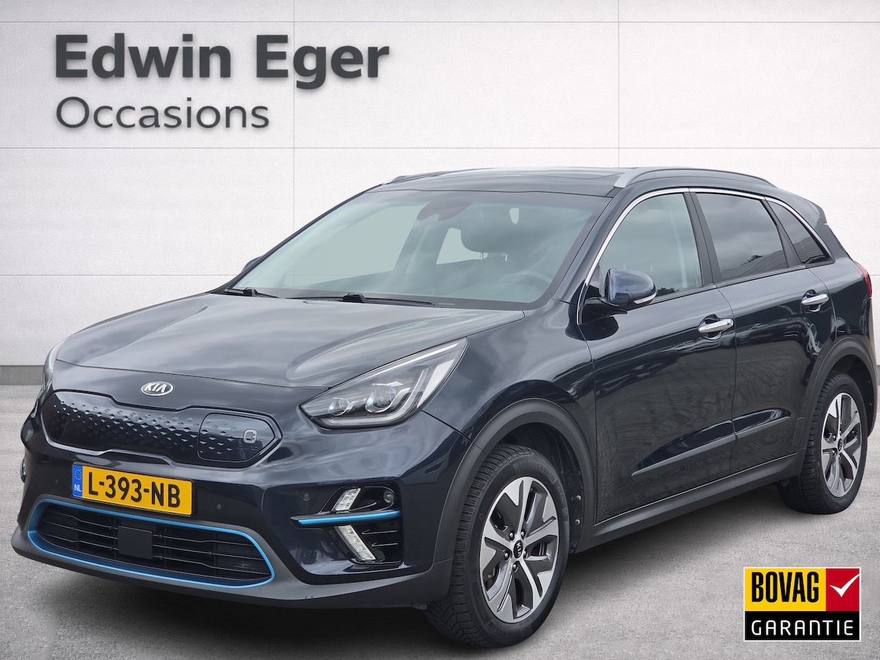 Kia e-Niro - DynamicPlusLine 64 kWh | SOH 100% | 3 Fase laden | Schuif/kanteldak | Half Leder | Andriod - AutoWereld.nl
