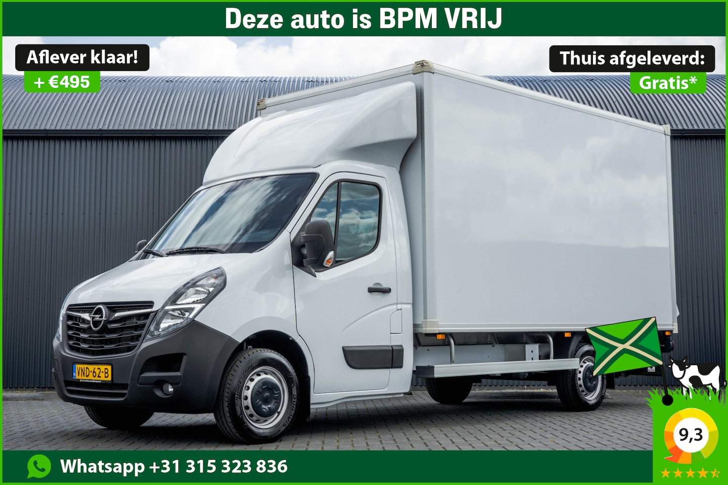 Opel Movano - **2.3 CDTI BiTurbo | Bakwagen met Laadklep | Euro 6 | 146 PK | Airco | Cruise | Navigatie - AutoWereld.nl