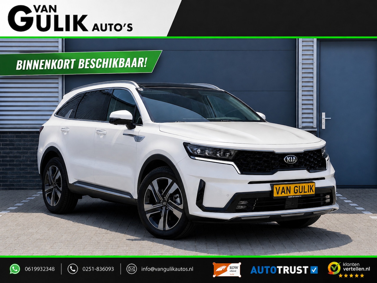 Kia Sorento - 1.6 T-GDi Plug-in Hybrid 4WD ExecutiveLine 7p. 1.6 T-GDI Plug-in Hybrid 4WD ExecutiveLine 7p. | Pano | Leder | Bose | - AutoWereld.nl