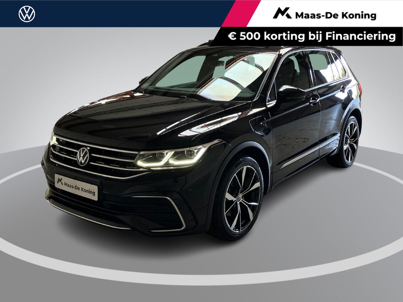 Volkswagen Tiguan - 1.4TSIeHybrid 180kW/245PK DSG R-Line · Panoramadak · Trekhaak · 360°Camera + Parkeersensor - AutoWereld.nl