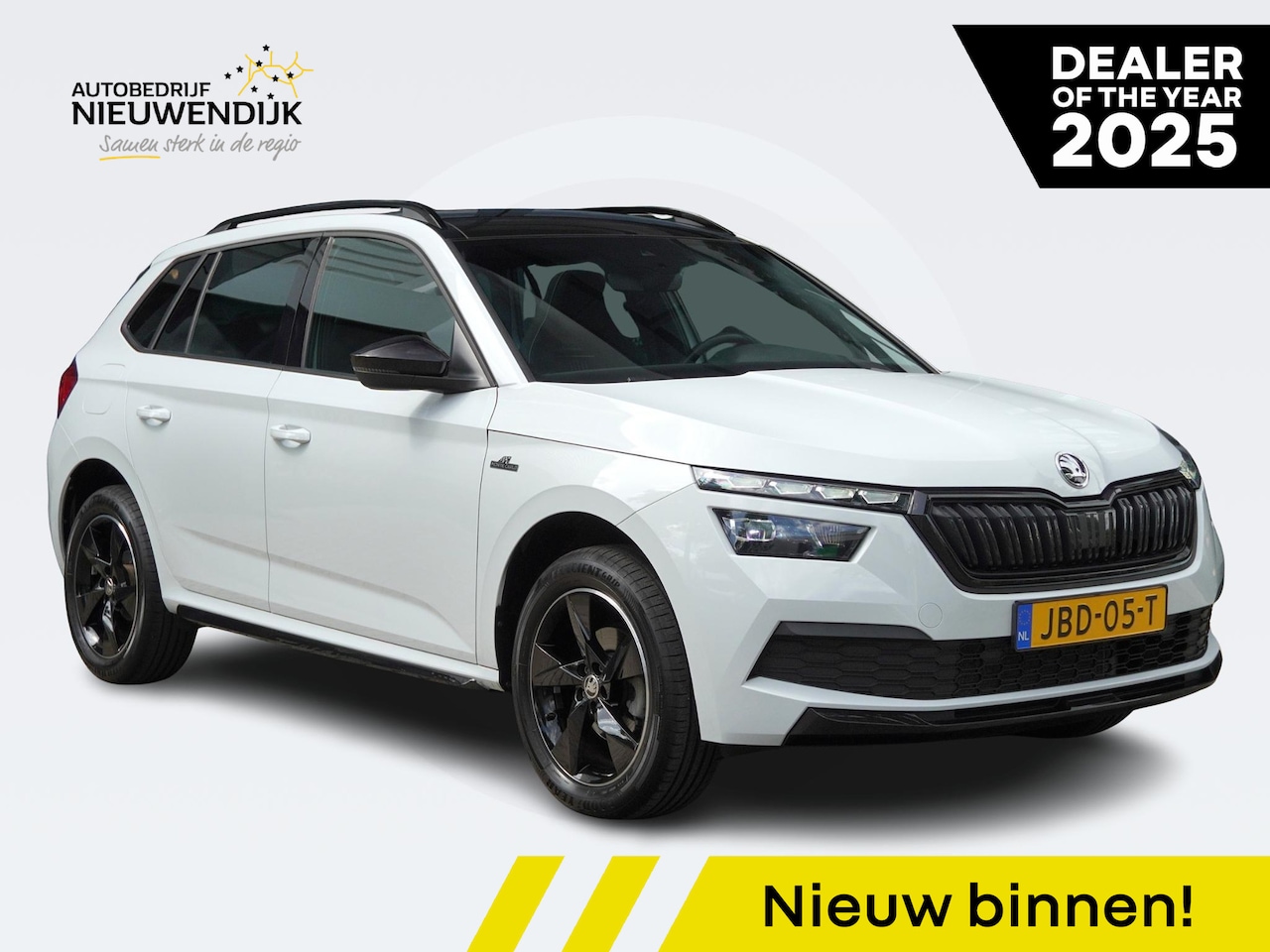 Skoda Kamiq - TSI 110 DSG Monte Carlo AUTOMAAT / PANO / STOELV. / KEYLESS / LED / CAMERA / APPLE CARPLAY - AutoWereld.nl