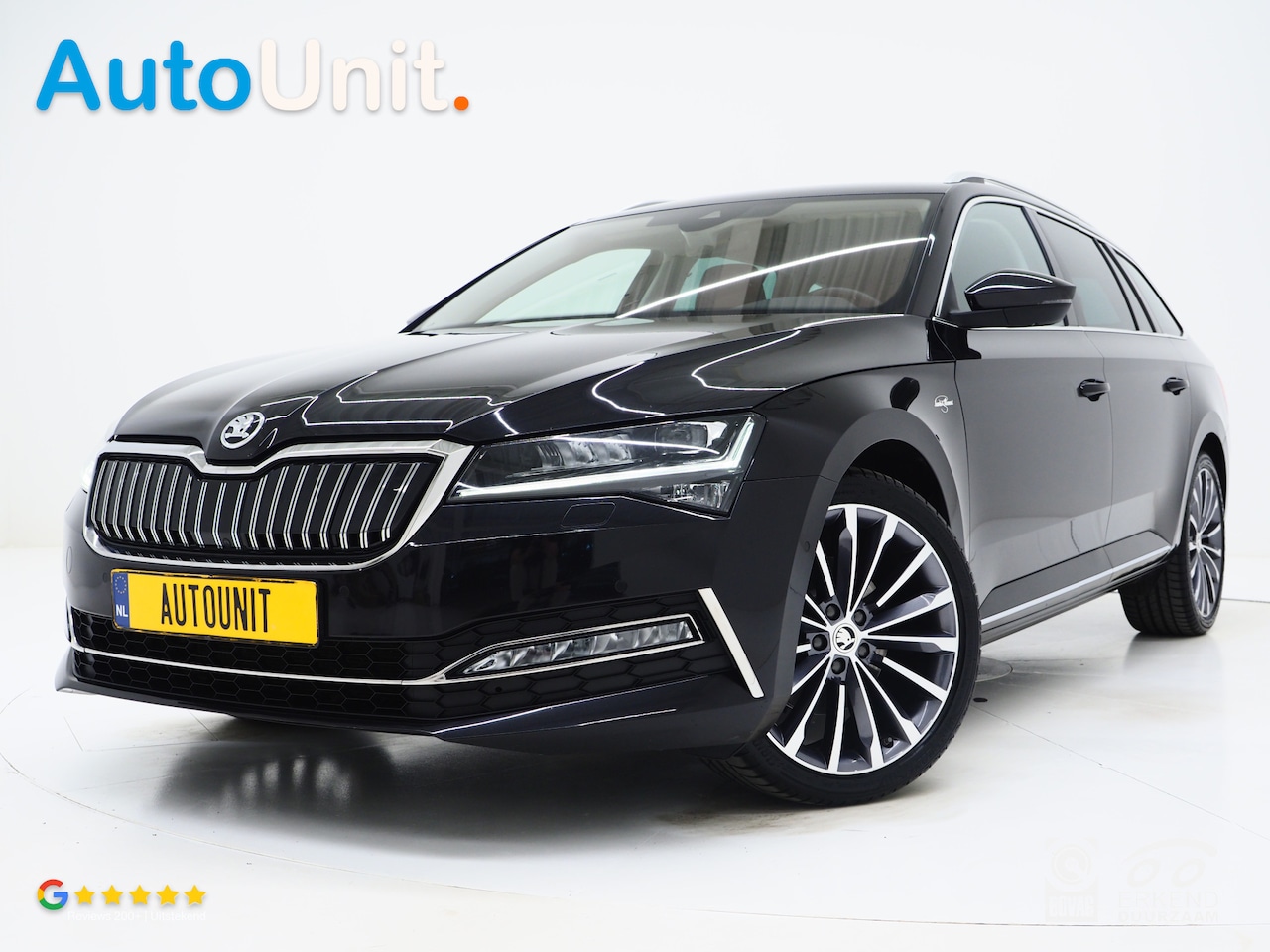 Skoda Superb Combi - 1.4 TSI iV Laurin & Klement | Leder | Trekhaak | Stoelventilatie | Massage | Canton | Keyl - AutoWereld.nl
