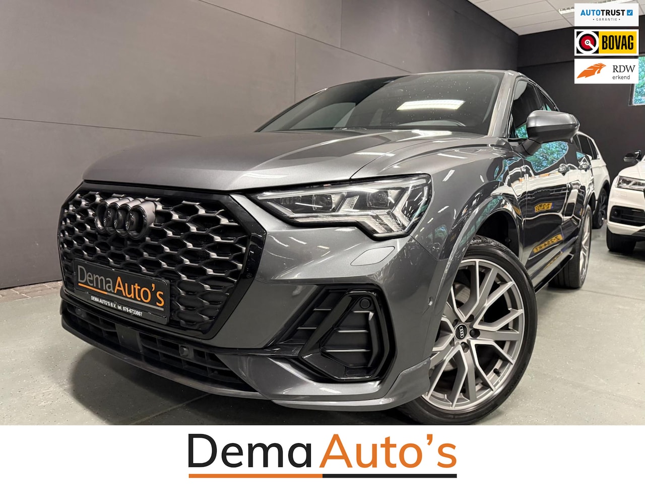 Audi Q3 Sportback - 45 TFSI e 3XS-LINE 20'' SOH-TEST/BLACK-LINE/SFEERVERL/NAVI/DAB/CARPLAY/V-COCKPIT/CAM/KEY-L - AutoWereld.nl