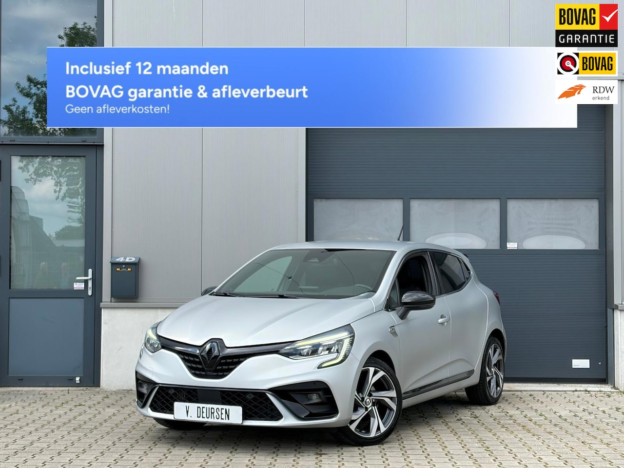 Renault Clio - 1.3 TCe R.S. Line AUTOMAAT|ORIGINEEL MAT GRIJS| STOELVERWARMING - AutoWereld.nl