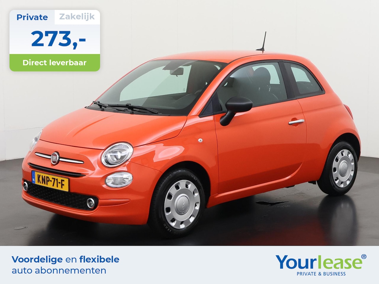 Fiat 500 - 1.0 Hybrid Cult | All-in 273,- Private Lease | Direct uit voorraad - AutoWereld.nl