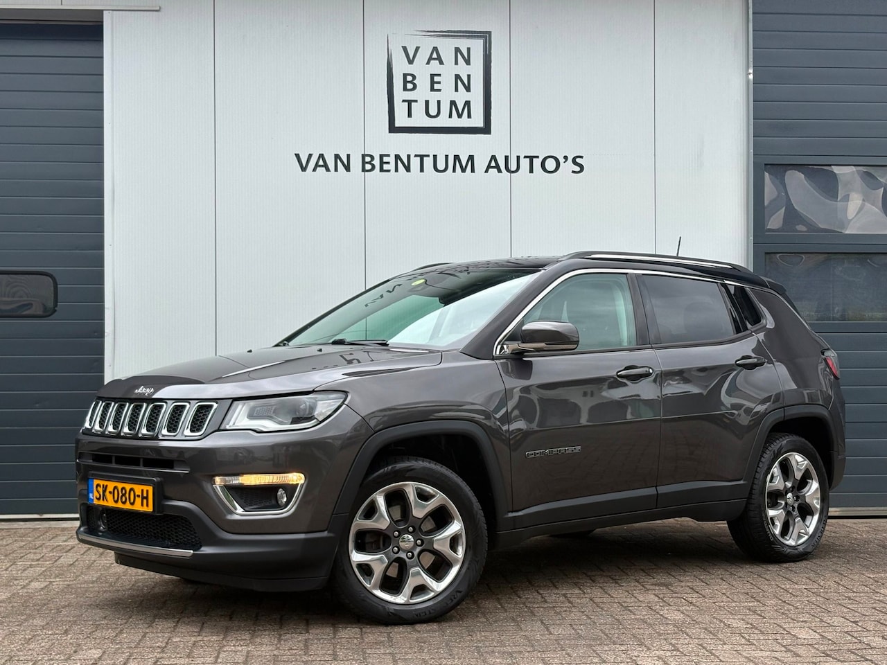 Jeep Compass - 2.0MJ 170pk Autom. Limited 4x4 Pano Navi Leder - AutoWereld.nl