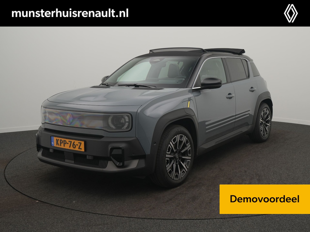 Renault 4 - comfort range iconic 52 kWh - Demo -  Stoffen schuifdak - - AutoWereld.nl