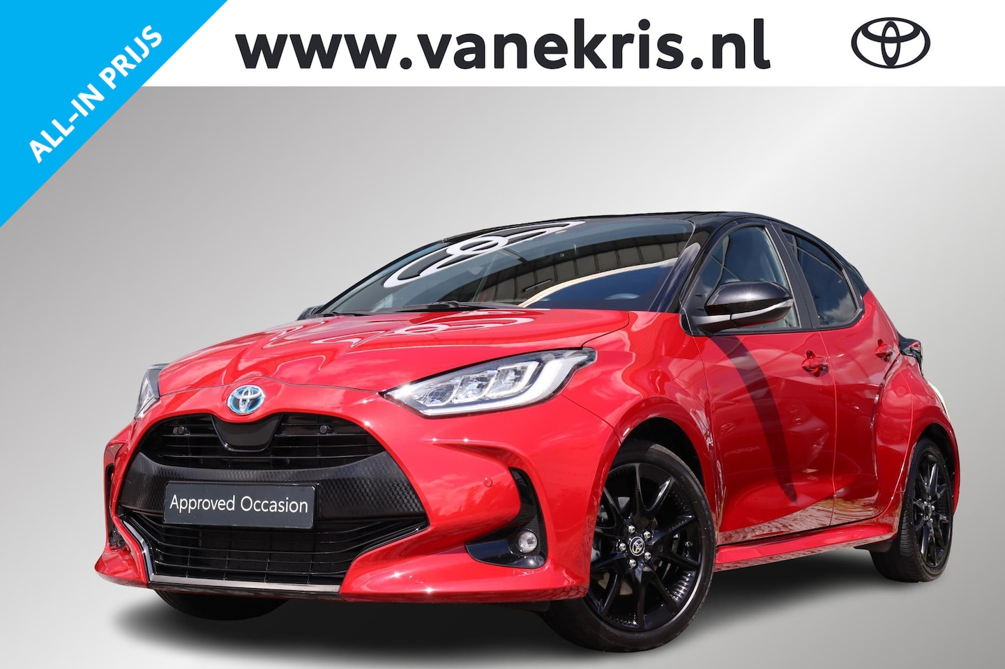 Toyota Yaris - 1.5 Hybrid Launch Edition 1.5 Hybrid Launch Edition, Head Up Display, Stoelverwarming, stuurverwarming, Apple Carpla - AutoWereld.nl