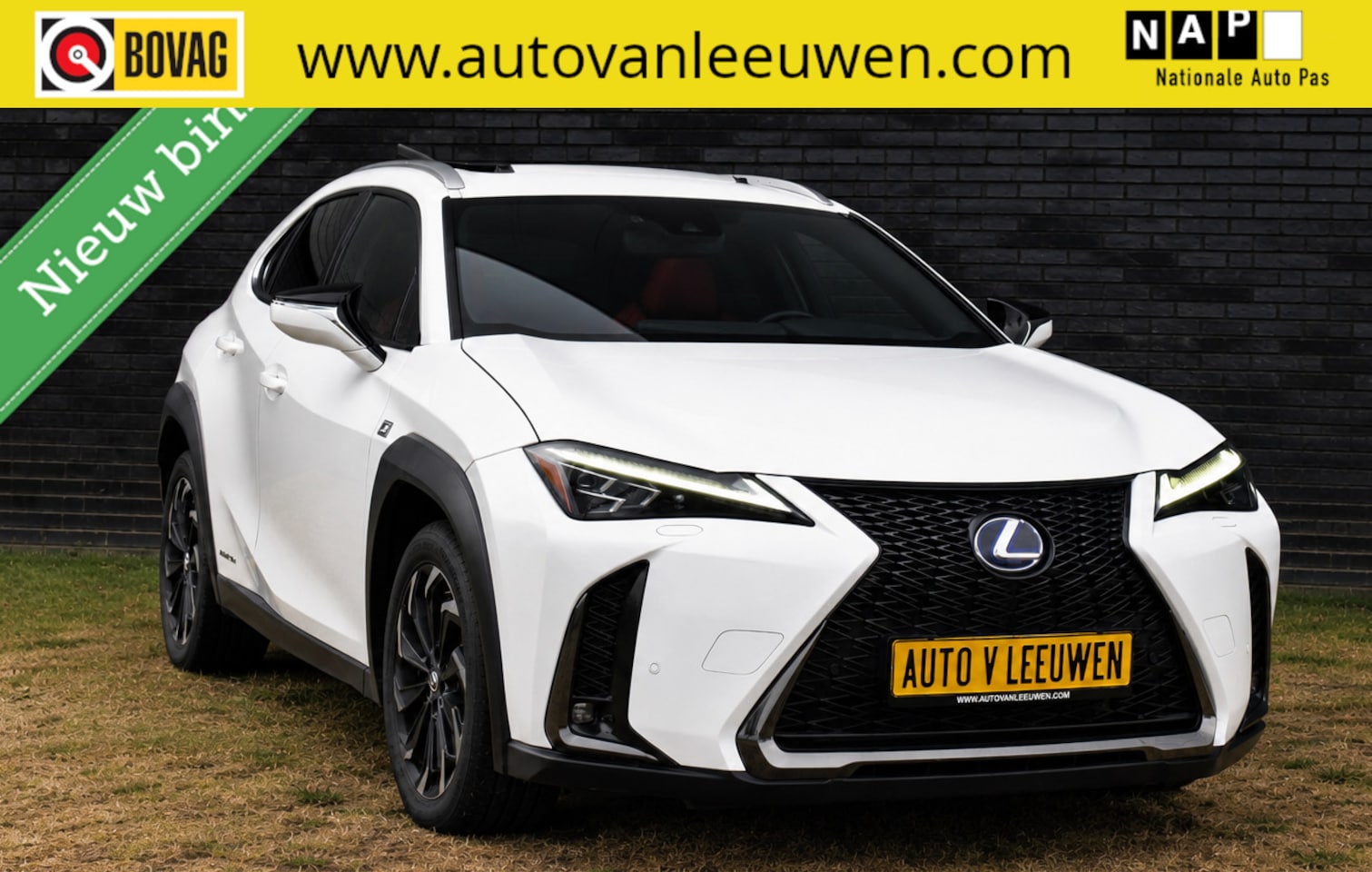 Lexus UX - 250h F Sport PANORAMADAK/HEAD UP/LEDER/ETC.! - AutoWereld.nl