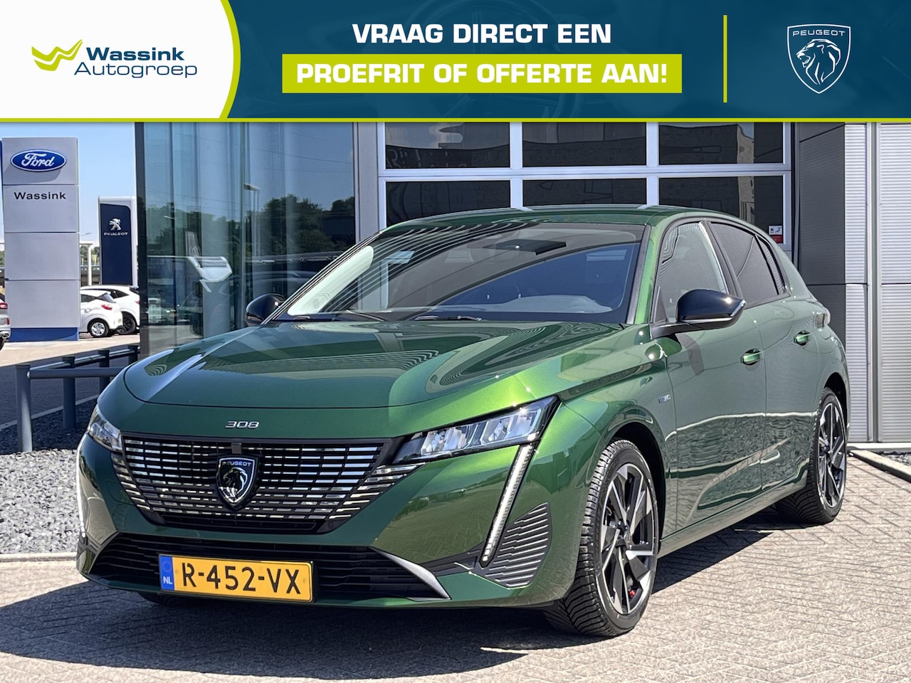 Peugeot 308 - 1.6 HYbrid 180 Allure Pack Business Plug in Hybrid | Navigatie | Camera | Afneembare trekh - AutoWereld.nl