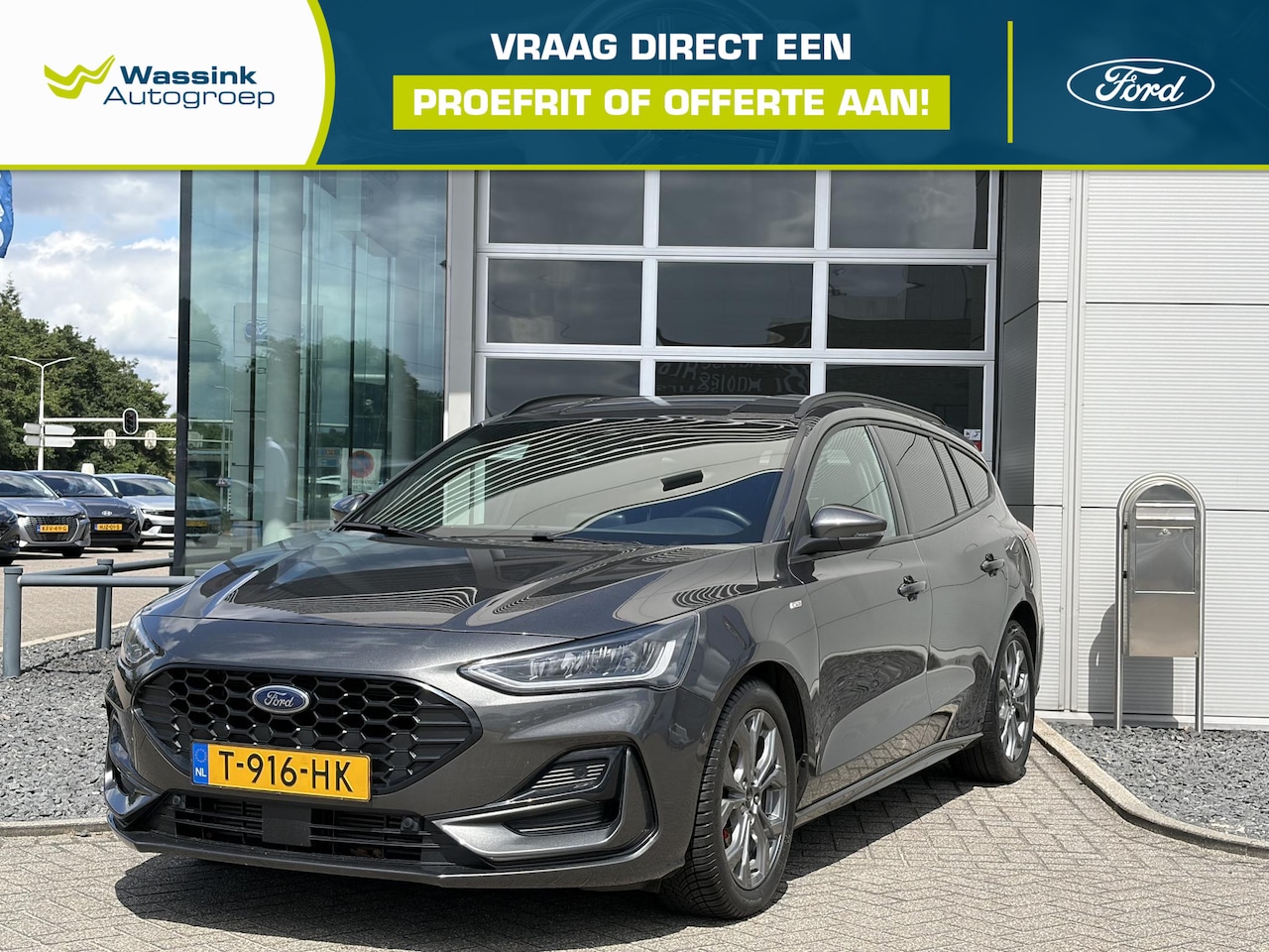 Ford Focus Wagon - 1.0 EcoBoost Hybrid ST Line Style | Achteruitrijcamera | Lichtmetalen velgen | Inklapbare - AutoWereld.nl