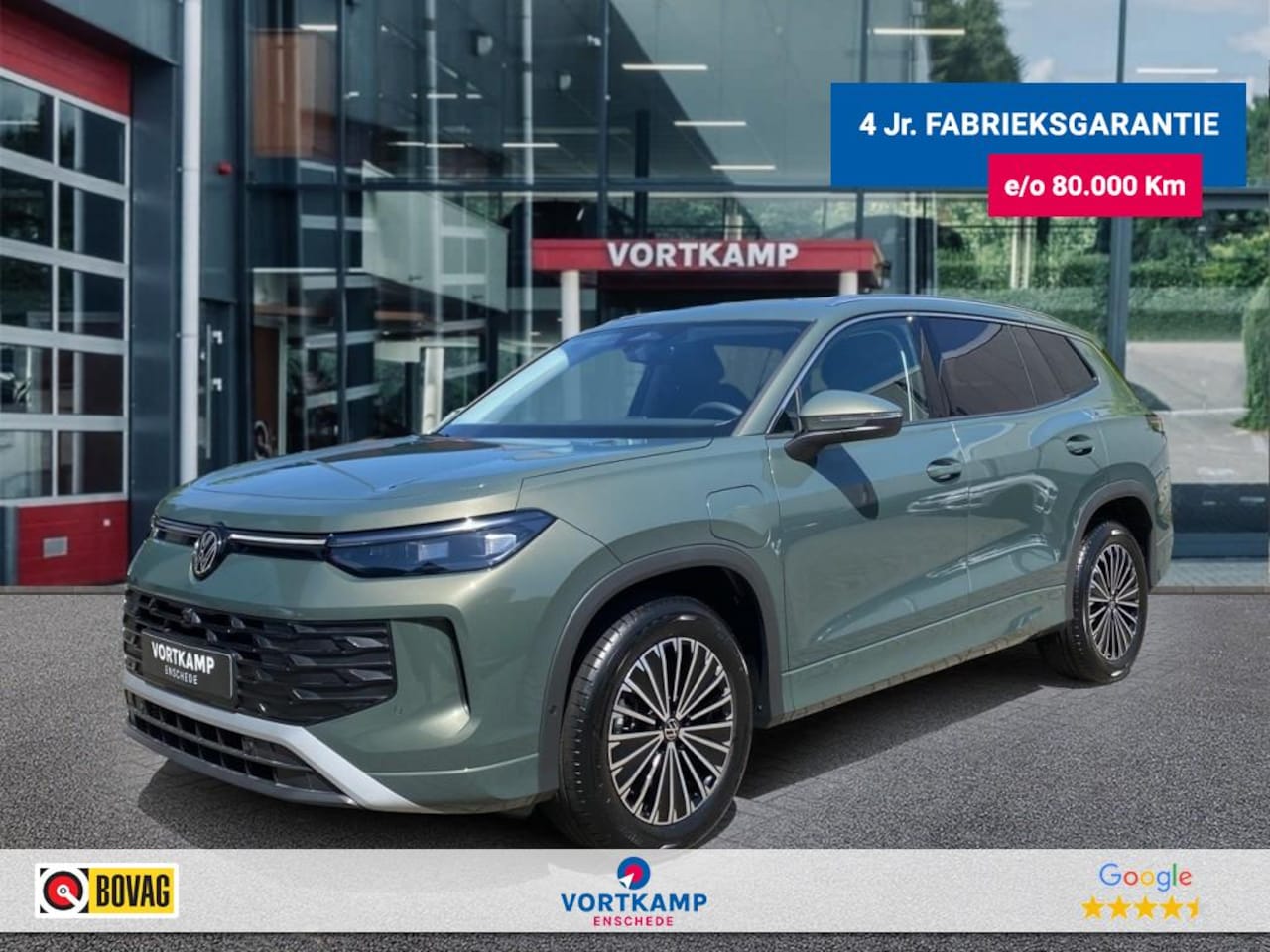 Volkswagen Tayron - 1.5 TSI eHYBRID LIFE TREKHAAK/360CAM/ELEK-KLEP/ACC/IQ/STOEL+STUURVERW/CARPLAY - AutoWereld.nl