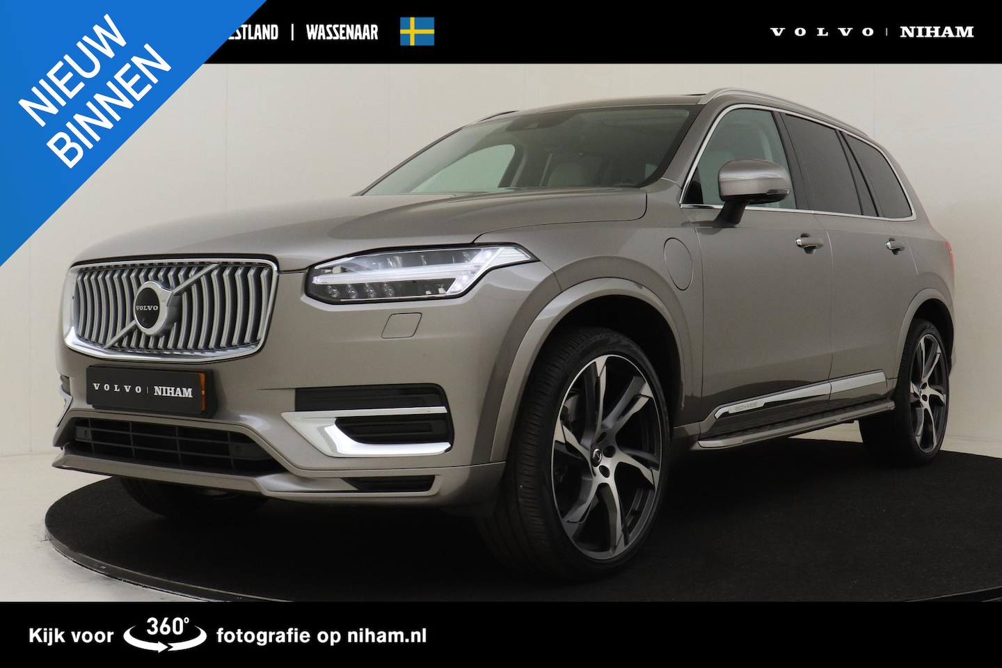 Volvo XC90 - T8 RECHARGE AWD INSCRIPTION EXCLUSIVE *HEICO!* -PANO.DAK|HARMAN/KARDON|GEVENT.LEDER|360°CA - AutoWereld.nl