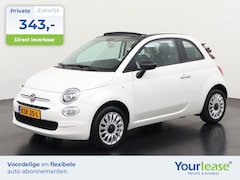 Fiat 500 C - 1.0 Hybrid | All-in 343, - Private Lease | Direct uit voorraad