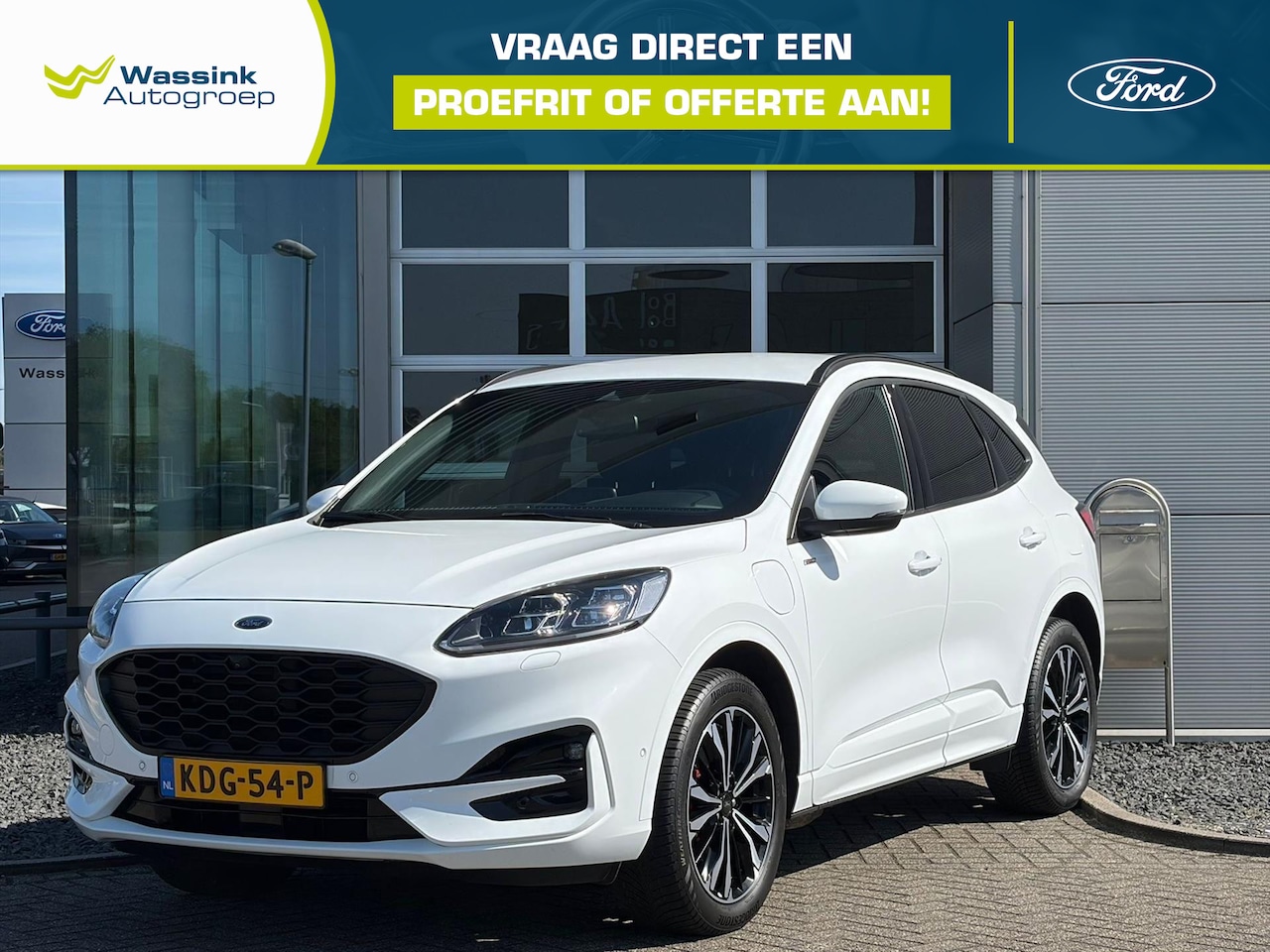 Ford Kuga - 2.5 PHEV ST-Line X | Adaptive cruise | Navigatie | Stoelverwarming voor en achter | voorru - AutoWereld.nl