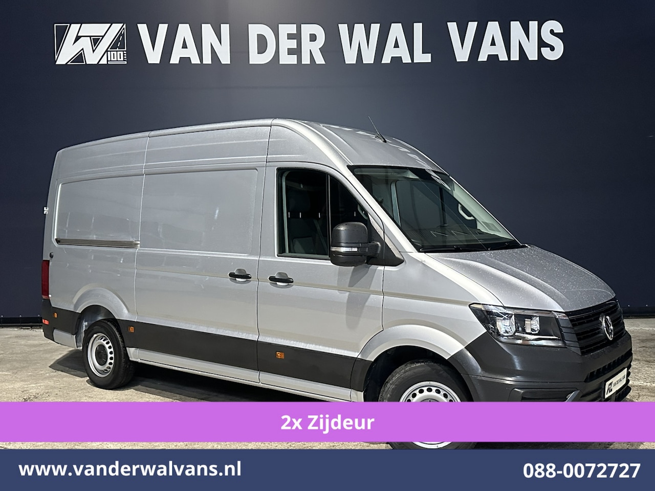 Volkswagen Crafter - 2.0 TDI 177pk L3H3 L2H2 Euro6 Airco | 2x Zijdeur | Camera | Navigatie | Apple Carplay Andr - AutoWereld.nl