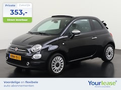 Fiat 500 C - 1.0 Hybrid | All-in 353, - Private Lease | Direct uit voorraad