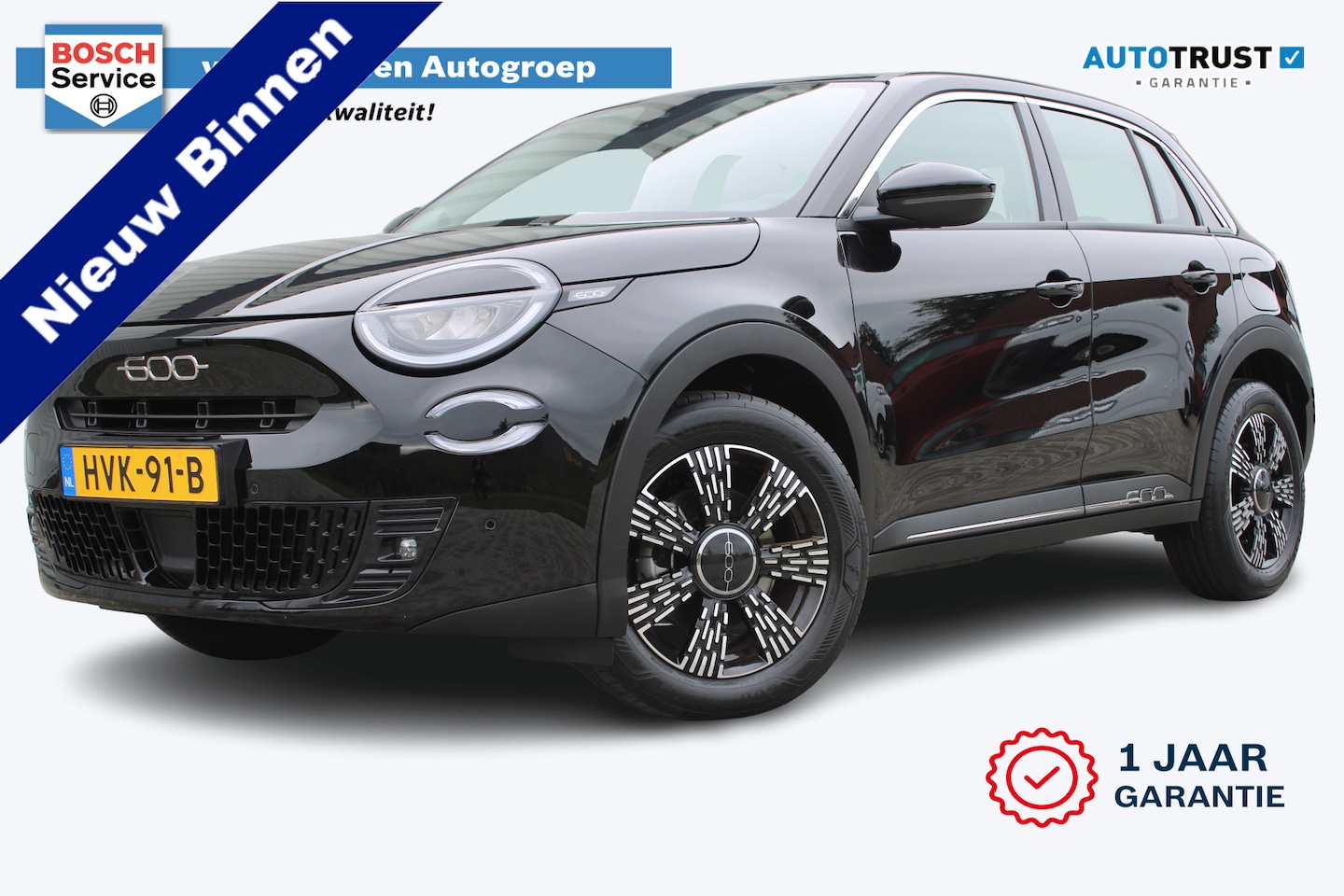 Fiat 600 - 1.2 Hybrid Urban | Incl. 12 maanden garantie | Cruise control | Apple carplay/Android auto - AutoWereld.nl