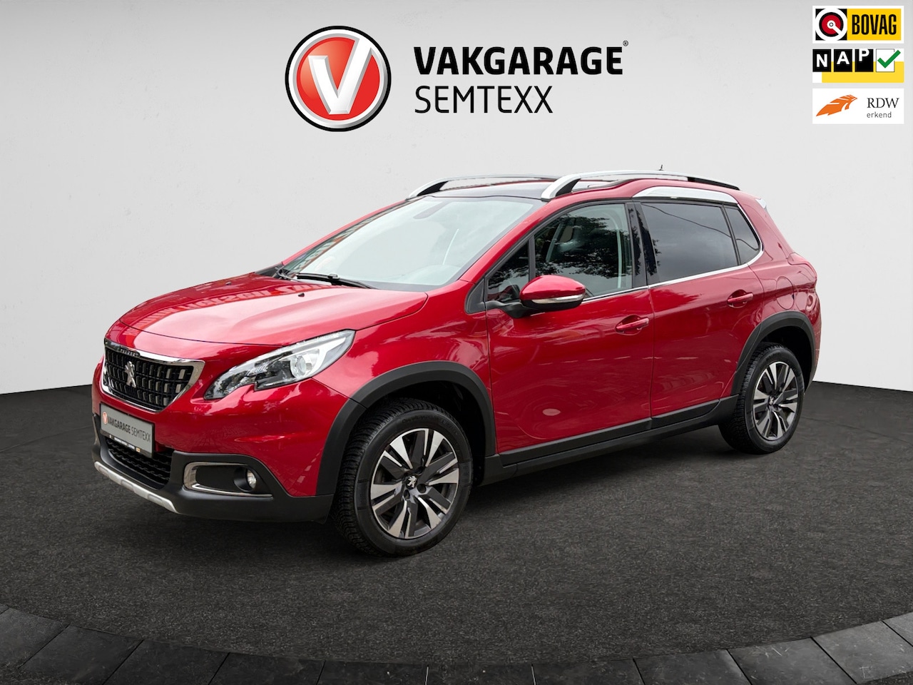 Peugeot 2008 - 1.2 PureTech Allure | Clima | Cruise | Navi | Camera | PDC | Distributieriem 9-2024 Verv. - AutoWereld.nl