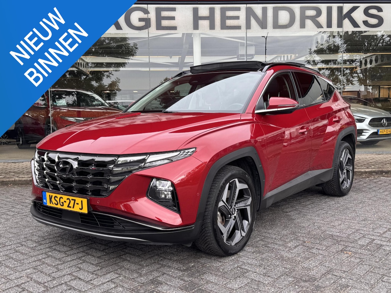 Hyundai Tucson - 1.6 T-GDI HEV Premium 4WD Sky | FULL OPTIONS | Dodehoek Detectie | Pano Dak | Addaptive CC - AutoWereld.nl
