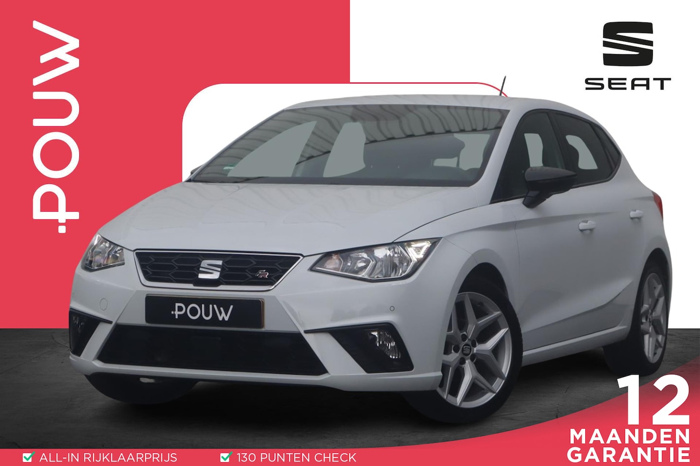 SEAT Ibiza - 1.0 TSI 95pk FR Business Intense | Achteruitrijcamera | ACC | Apple Carplay/Android Auto - AutoWereld.nl