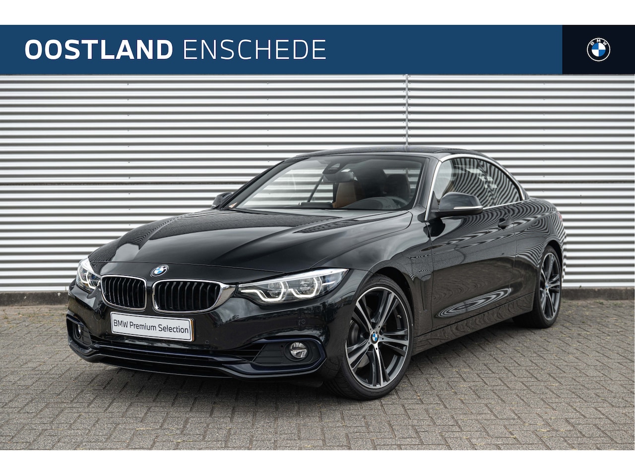 BMW 4-serie Cabrio - 430i Sport Line Automaat / Sportstoelen / Air Collar / Comfort Access / Adaptieve LED / He - AutoWereld.nl