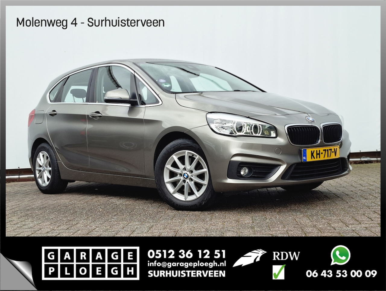BMW 2-serie Active Tourer - 220i 192pk Aut8 Executive Clima Navi Orig.NL Trekhaak Centennial - AutoWereld.nl
