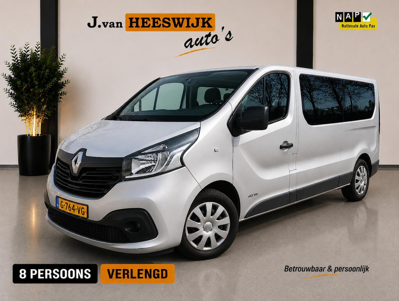 Renault Trafic Passenger - 1.6 dCi Grand Expression MARGE! | AIRCO | NAVI | CV OP AFSTAND - AutoWereld.nl