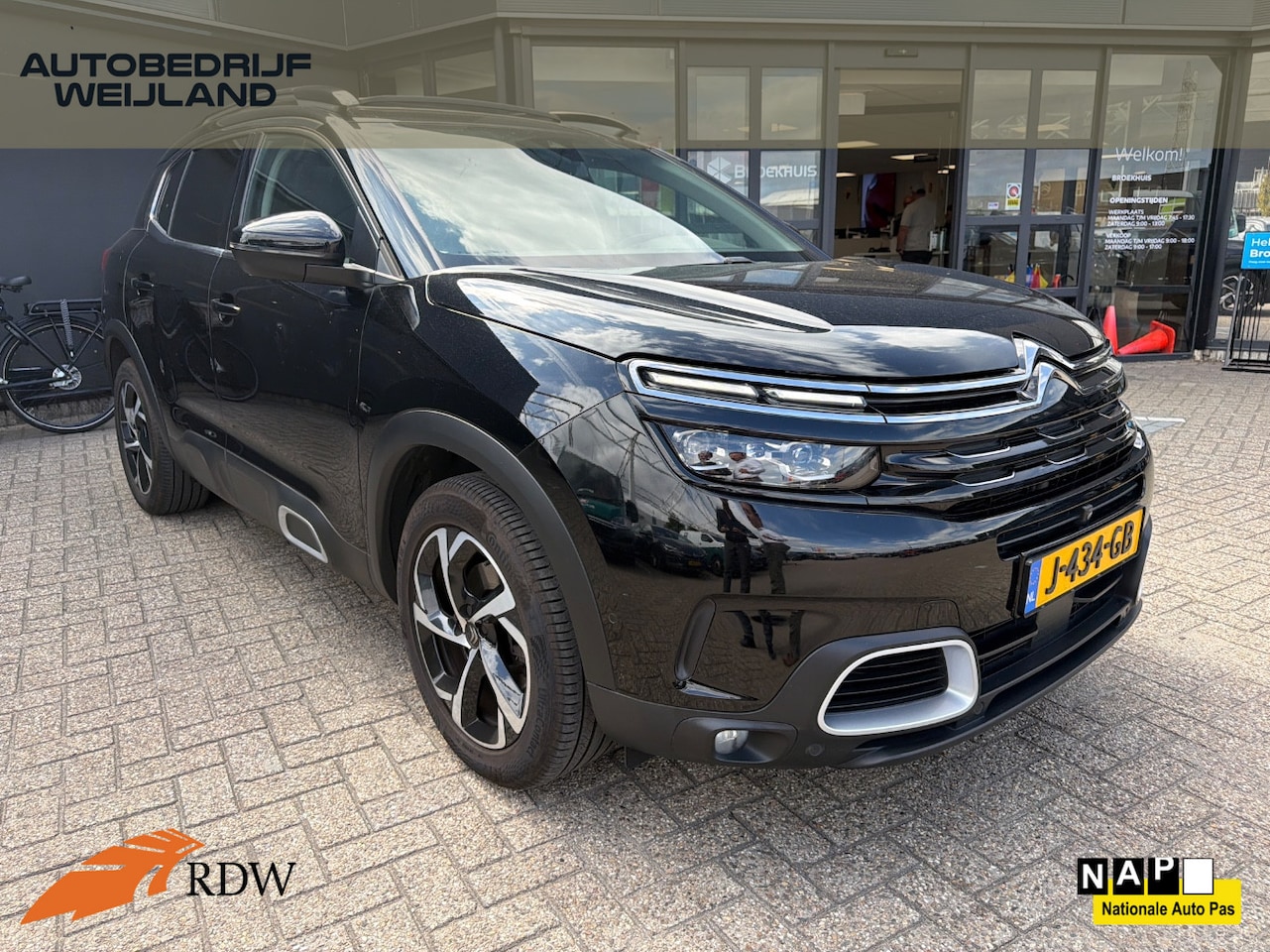 Citroën C5 Aircross - 1.6 PureTech Business Plus 180PK TREKHAAK I 1ste eig. I Leer I Navi I Carplay I Trekhaak 1 - AutoWereld.nl