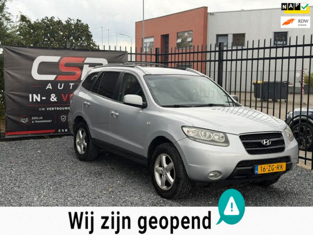 Hyundai Santa Fe - 2.7i V6 Dynamic Clima Lmv Trekhaak KOOPJE! - AutoWereld.nl