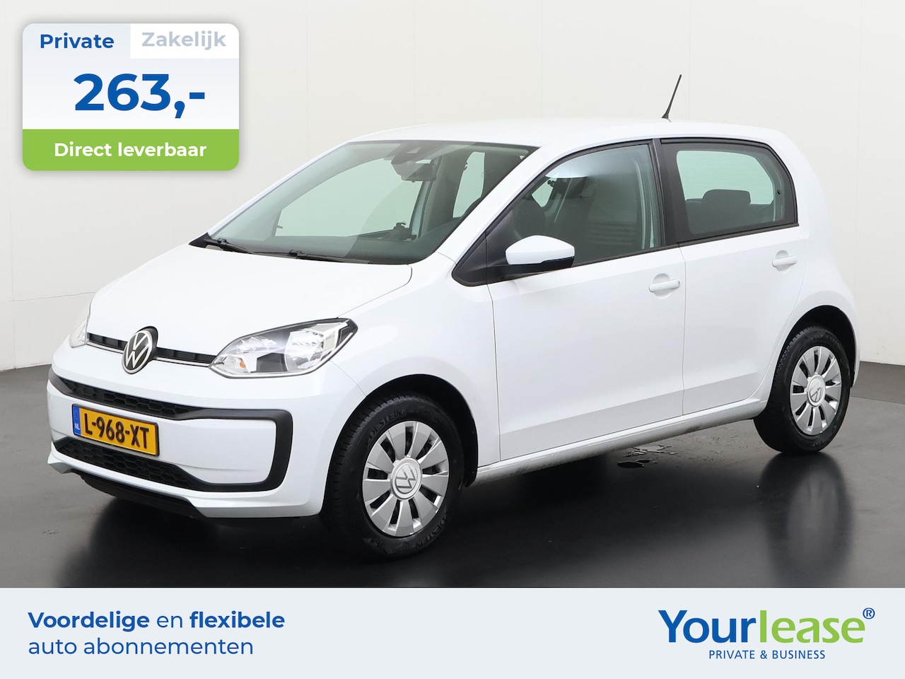 Volkswagen Up! - 1.0 | All-in 263,- Private Lease | Direct uit voorraad - AutoWereld.nl