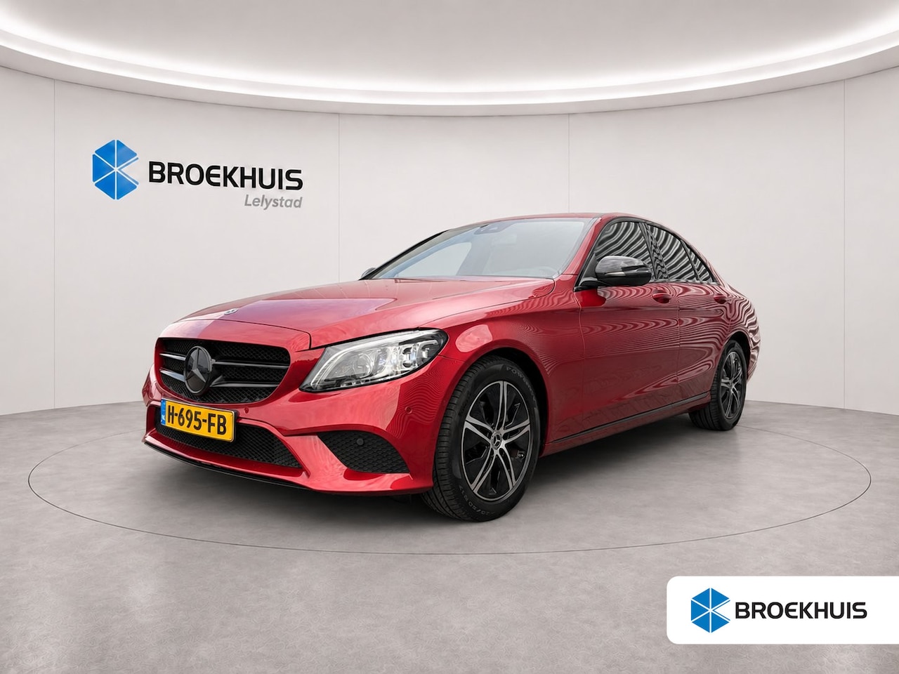 Mercedes-Benz C-klasse - C160 BUSINESS SOLUTION AUTOMAAT / NAVI / LEDER / CLIMA / FULL-LED / PDC / CAMERA / 17" LMV - AutoWereld.nl