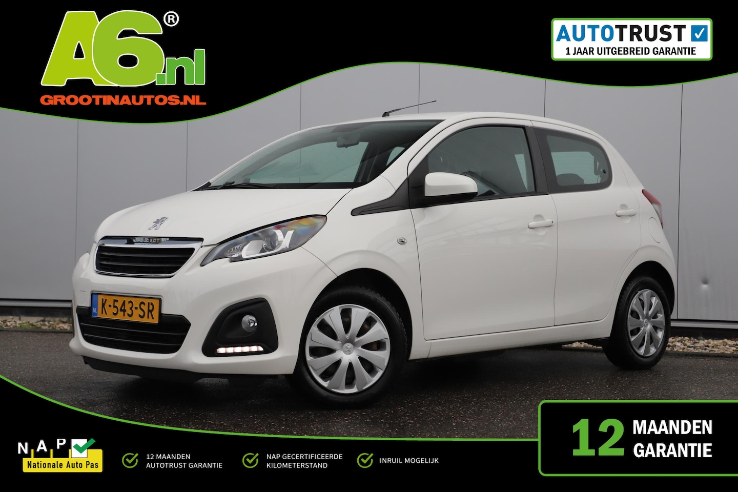 Peugeot 108 - 1.0 e-VTi Active Navigatie Achteruitrijcamera Bluetooth Airco Radio - AutoWereld.nl