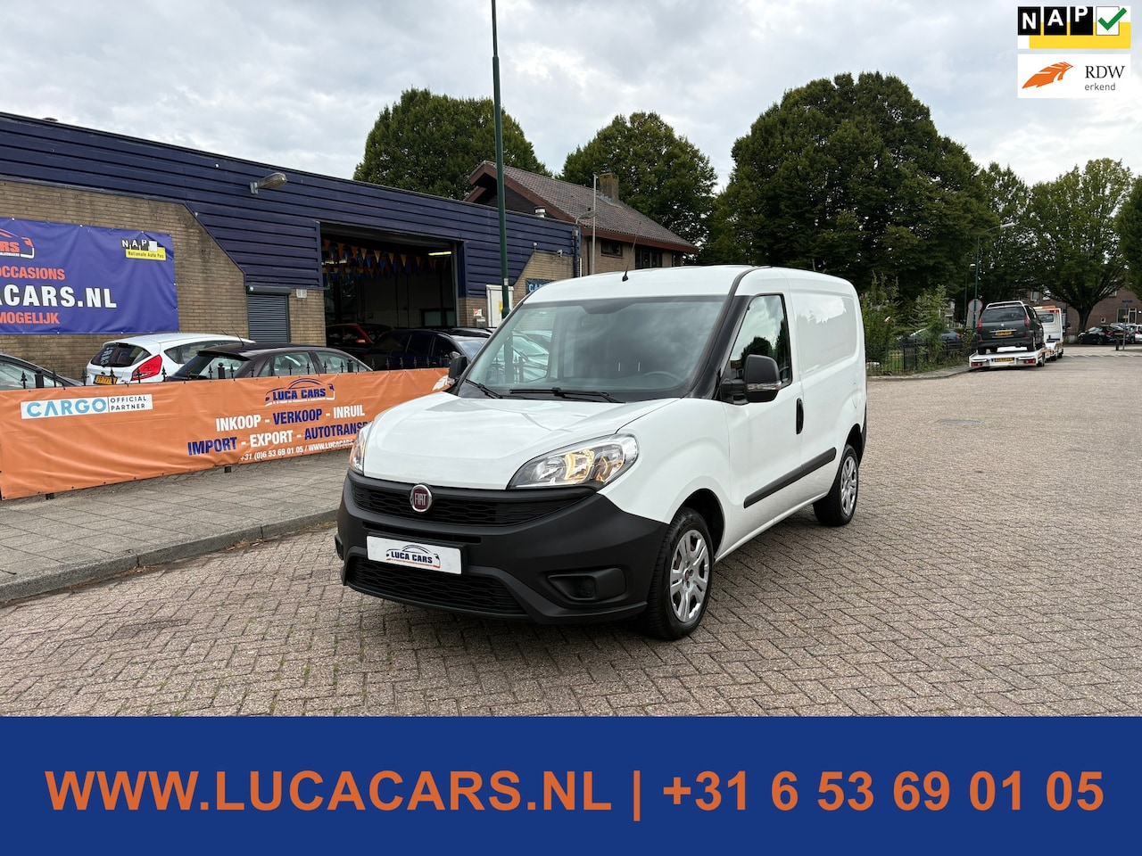 Fiat Doblò Cargo - 1.3 MJ L1H1 Actual Airco 2X SLEUTEL + BOEKJES! - AutoWereld.nl