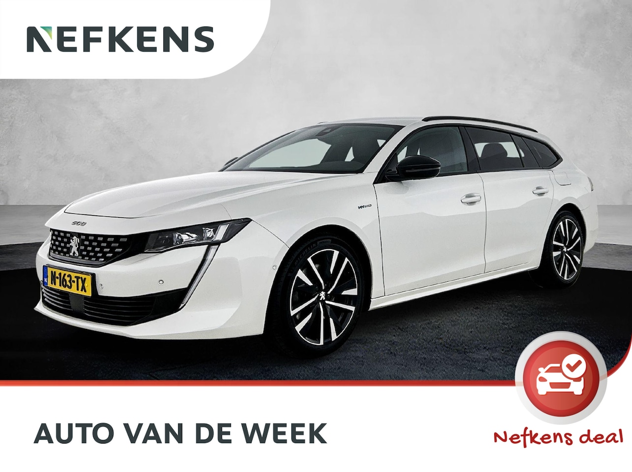 Peugeot 508 SW - 225pk HYbrid GT Pack Automaat | AUTO VAN DE WEEK! | Accu 91% | Focal | 360 Camera | Elekt - AutoWereld.nl