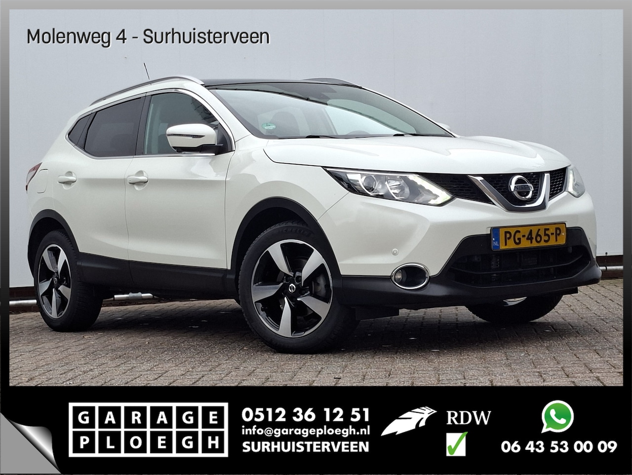 Nissan Qashqai - 1.2 N-Connecta Automaat Pano.dak 360° Trekhaak - AutoWereld.nl
