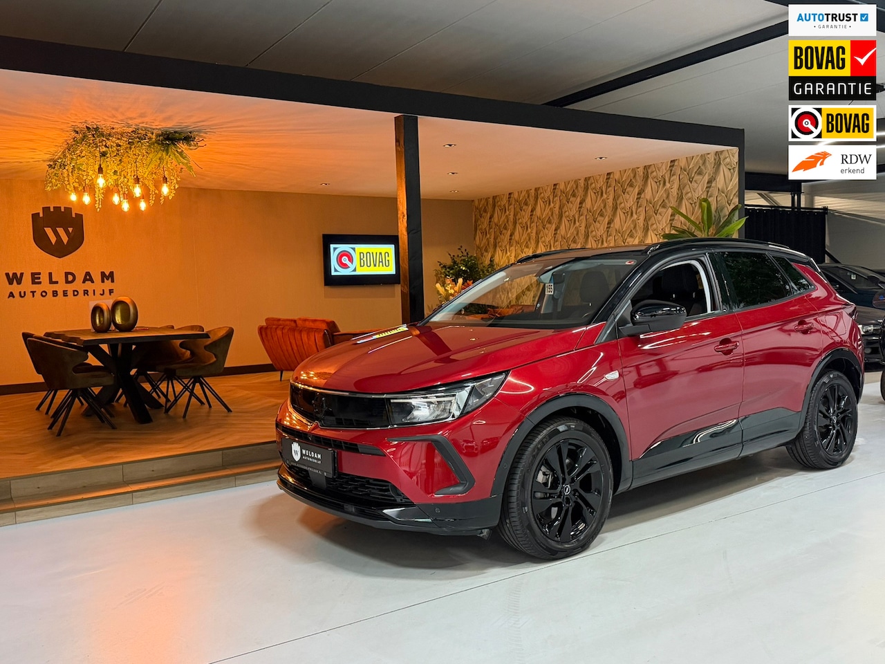 Opel Grandland - 1.6 Turbo Plug-In Hybrid GS Line 224PK Bi-Color|ACC Autopilot|360°|Stoel+Stuurverwarming|D - AutoWereld.nl