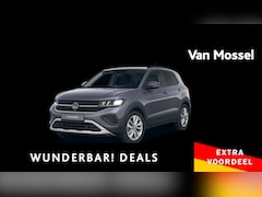 Volkswagen T-Cross - 1.0 TSI Life Edition | Apple carplay | Adaptieve cruise control | Travel assist | Draadloz