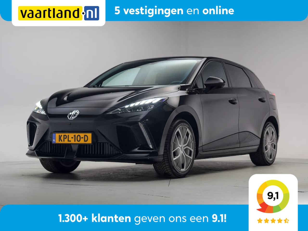 MG MG4 Electric - 64KWH LUXURY AUT [/Apple/Android/ECC/Navi/Half-Leer/LED] - AutoWereld.nl