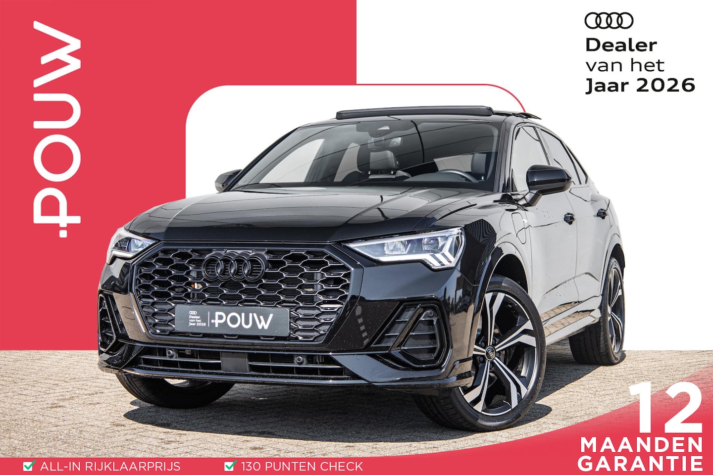 Audi Q3 Sportback - 45 TFSIe 245pk S Edition | SoH 96% | 20" LMV | Panoramadak | Sonos | Stoelverwarming | Key - AutoWereld.nl