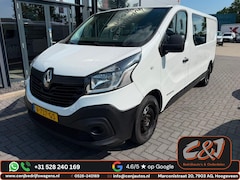 Renault Trafic - 1.6 dCi T29 L2H1 Comfort Energy Dubbelcabine, zijschade, airco, cruise, navi, MARGE