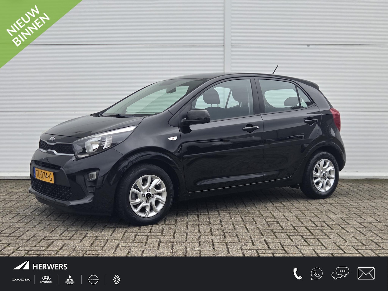 Kia Picanto - 1.0 CVVT EconomyPlusLine / Airco / Cruise Control / Aux / Bluetooth / - AutoWereld.nl