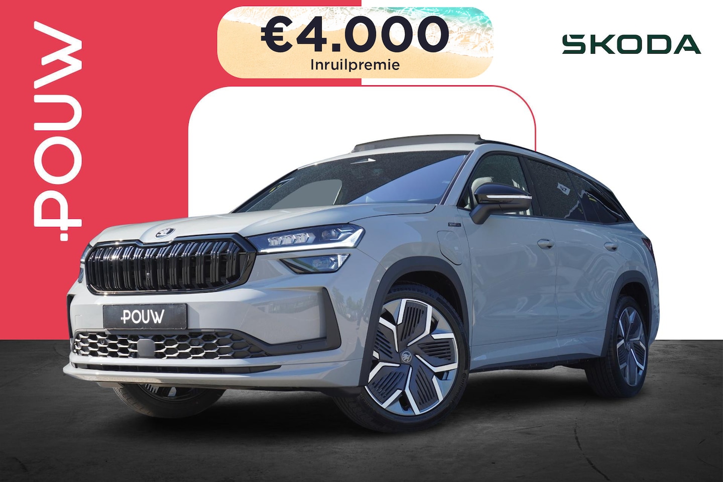 Skoda Kodiaq - 1.5 TSI 204pk PHEV Sportline Business | Velgen 20'' | Panoramadak - AutoWereld.nl
