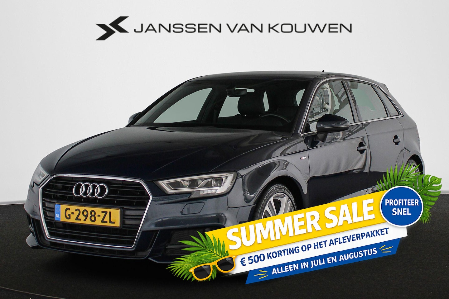 Audi A3 Sportback - 30 TFSI Advance Sport S-Line Trekhaak Stoelverwarming Navi Virtual - AutoWereld.nl