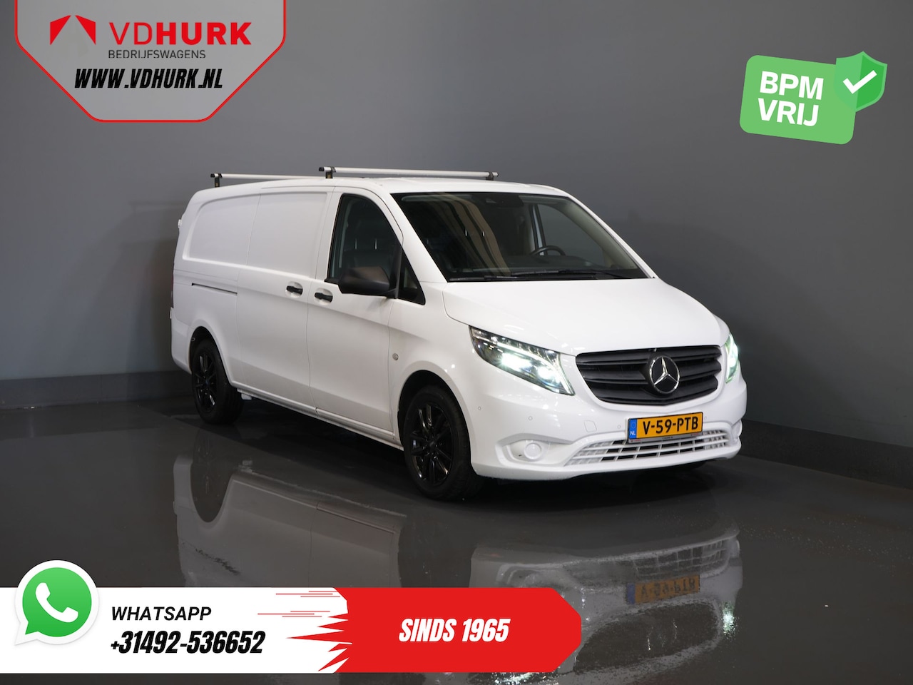 Mercedes-Benz Vito - 119 CDI Aut. L3 LED/ Carplay/ Stoelverw./ Standkachel/ Navi/ Cruise/ Camera/ Airco/ 17”LMV - AutoWereld.nl